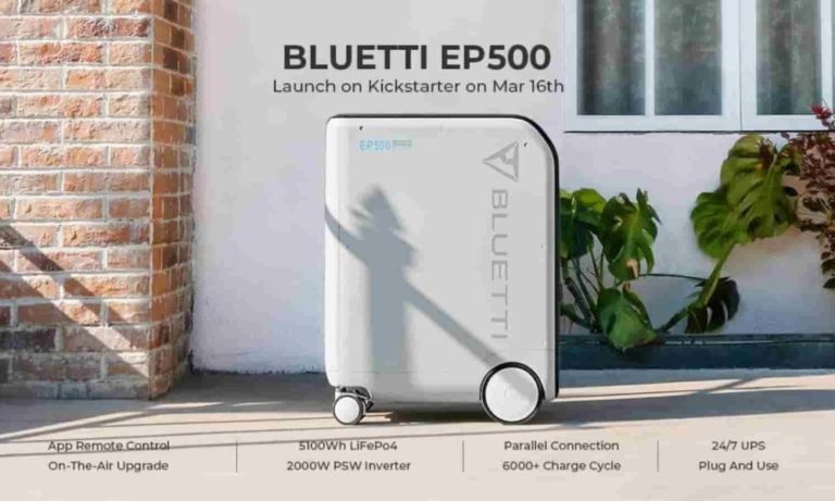 With the new EP500 solar battery from BlUETTI you can cut the cable to the power grid - KnowTechie

