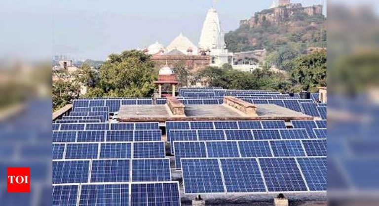 Rajasthan: Solar System Manufacturing Is Experiencing A New Beginning Of The Rise Of Service - Times of India

