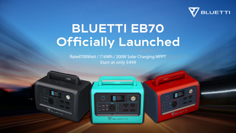 BLUETTI EB70 launches –716 Wh / 700 W solar battery for just $ 499 - AndroidGuys

